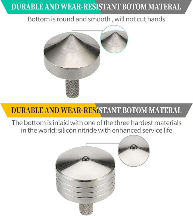 Stainless Steel Spinning Top, Precision Mini Desktop Gyroscope, Kill Time Reduce Stress ADHD Toys, Perfect Balance Gyro (3PCS Style 2+3+4)