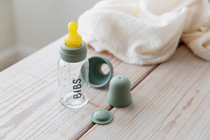 BIBS Bottle Nipple | BPA Free Natural Rubber | Made in Denmark | Slow Flow 2-Pack