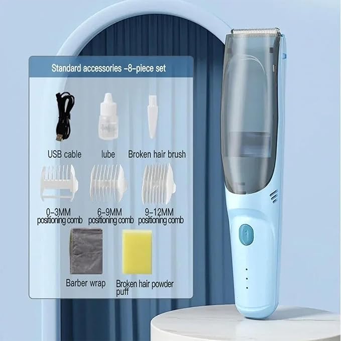 Kids Quiet Hair Clippers - Quiet Baby Hair Clippers, Baby Hair Clippers | Waterproof USB Rechargeable Cordless Haircut Kit, Cordless Rechargeable Hair Clipper, Childrens Silent Hair Clippers