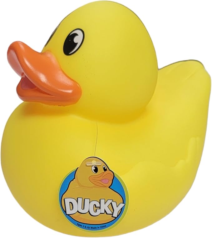 Zugar Land Big Rubber Ducky Collectible Mix (5.5") Alien, Robot, Dinosaur, Splat, Ninja, Confetti, Pink Heart, Yellow, Unicorn, Astronaut. Perfect for Bath Time and Playtime. Ages 3+