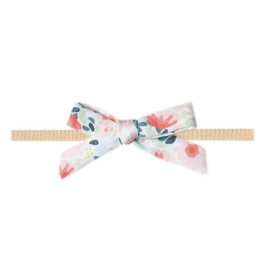 Copper Pearl Baby Bows: Stylish Headbands for Baby Girls, Premium Soft and Stretchy Baby Headbands, Perfect for Newborns, Trendy Designs - Leilani