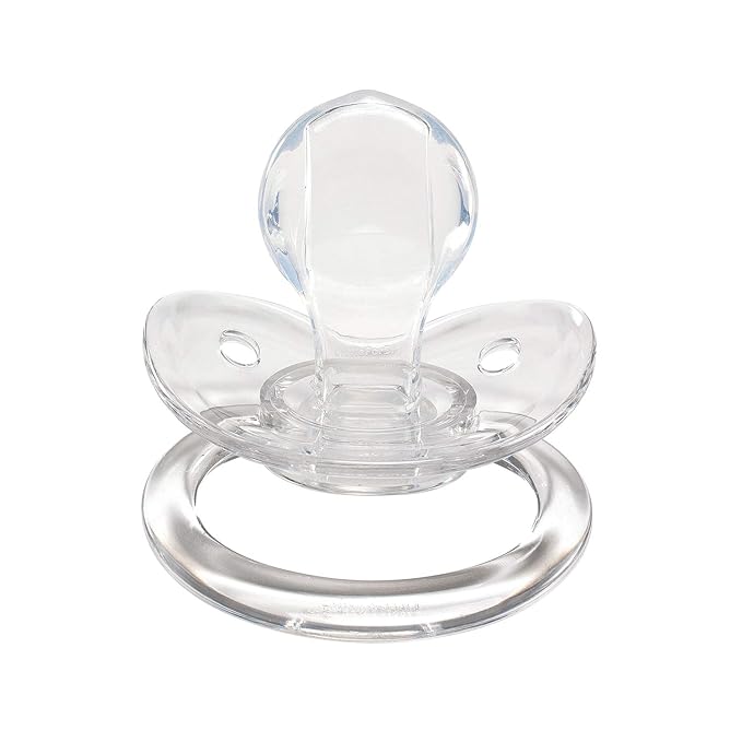 LittleForBig BigShield Adult Sized Pacifier Candy Gloss Pacifiers Set - Black & Crystal