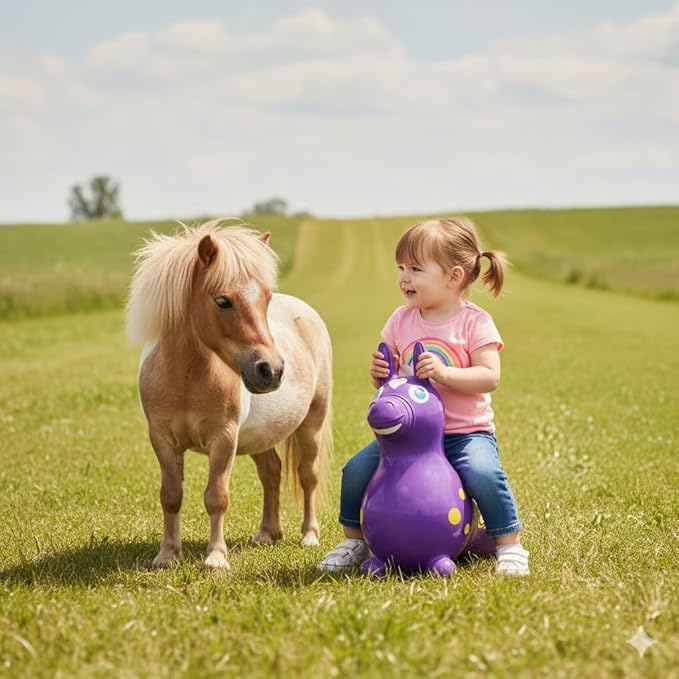 Gymnic Rody Bounce Horse Purple
