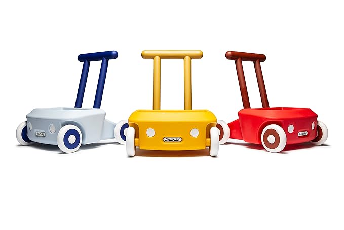 Italtrike Roberto Baby Walker, Push & Pull Baby Toy, Learning to Walk, Toddlers, Safety Brake, Storage Compartment, Speed Control, Indoors & Outdoors Use - Ages 10 Months + - Made in Italy