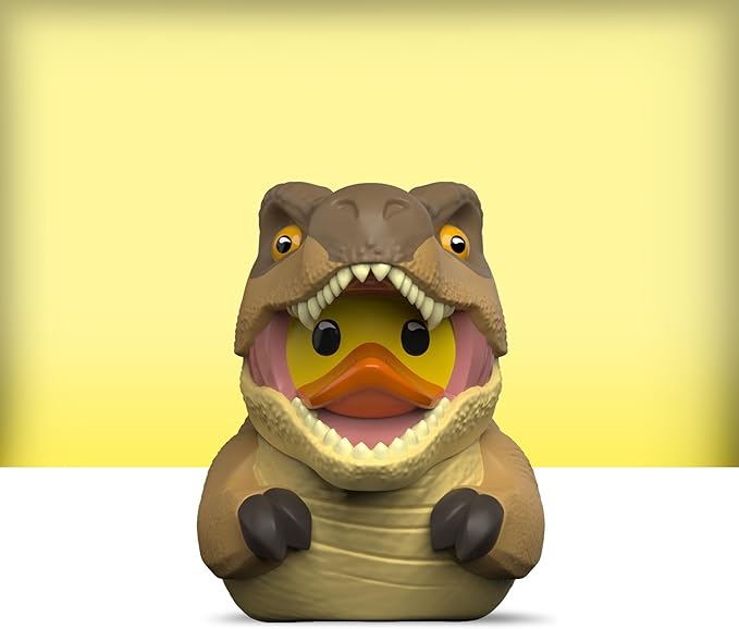 TUBBZ Mini: Jurassic World Rebirth - T-Rex Cosplaying Rubber Duck Vinyl Figure
