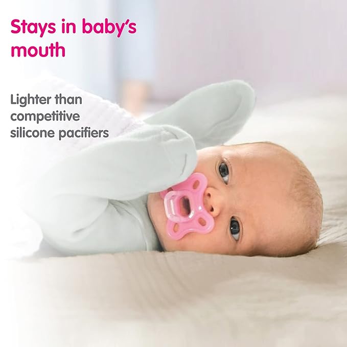 MAM Comfort and Original Start Matte Baby Pacifiers, 100% Silicone, 0-3 Months, Unisex, Pack of 4 and Pack of 2
