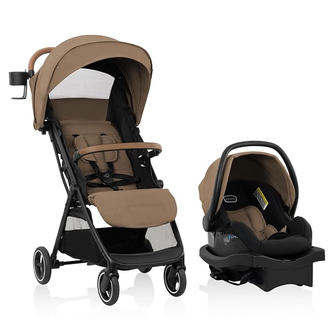 Otto+ Travel System w/LiteMax Infant Car Seat (Caramel Tan)