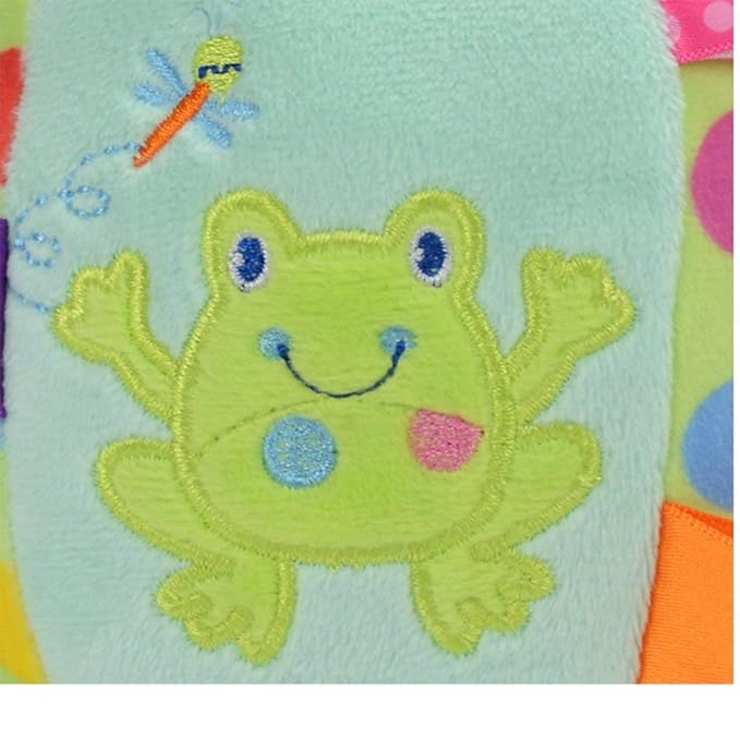 Baby Ball Kid Infant Early Educational Soft Plush Tag Colorful Ball Hand Grasp with Bell Inside
