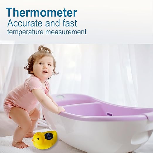 Baby Bath Thermometer - Accurate Water Temperature Monitor, Fun Floating Toys Design,Bathtub Thermometer Suitable for Infants and Young Children,Safe Bath