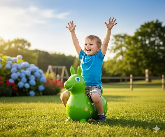 Gymnic Rody Bounce Horse Lime Green