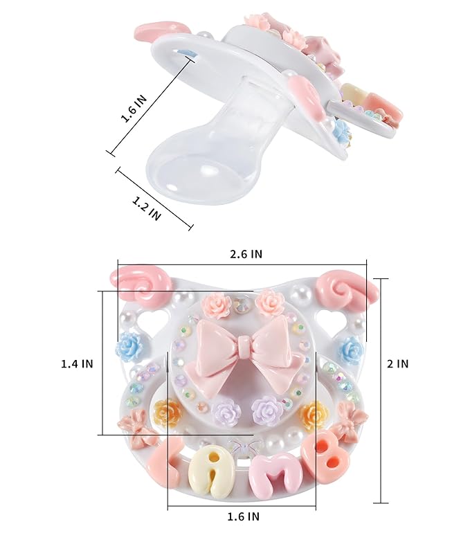 CutiePlusU Adult Sized Pacifier Dummy Big Shield DIY Handmade