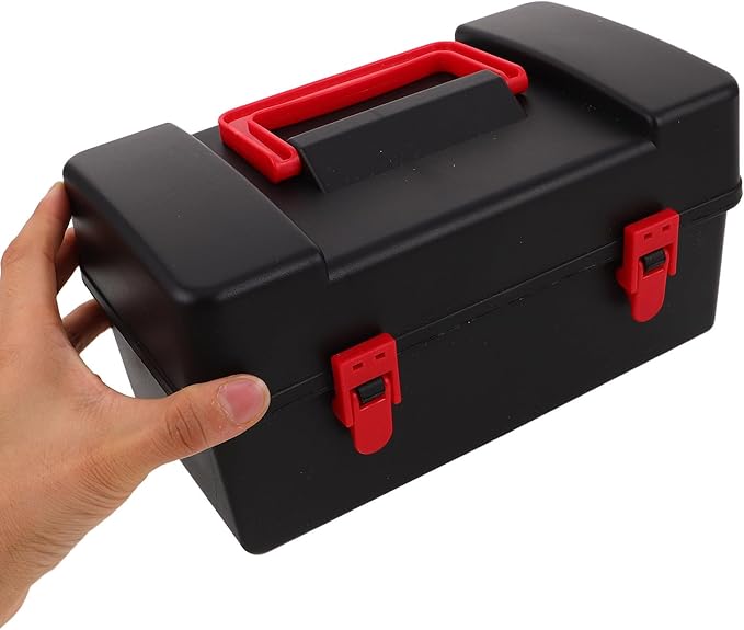 Kisangel Battling Top Storage Case, Spinning Top Carrying Organizer Box Case with Handle and Liners for Kids Portable Gyro Storage Box Travel Toy
