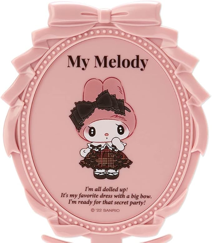 Sanrio 589004 Mirror My Melody, My Melody, Secret Melody Series Character, 3.3 x 0.4 x 7.1 inches (8.5 x 1 x 18 cm)