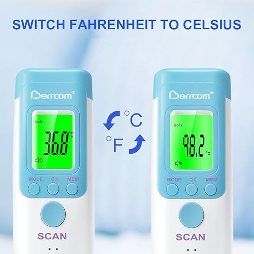 [Value Bundle] Berrcom Forehead Thermometer JXB-178 & Berrcom Forehead Thermometer for Adults and KidsJXB-183