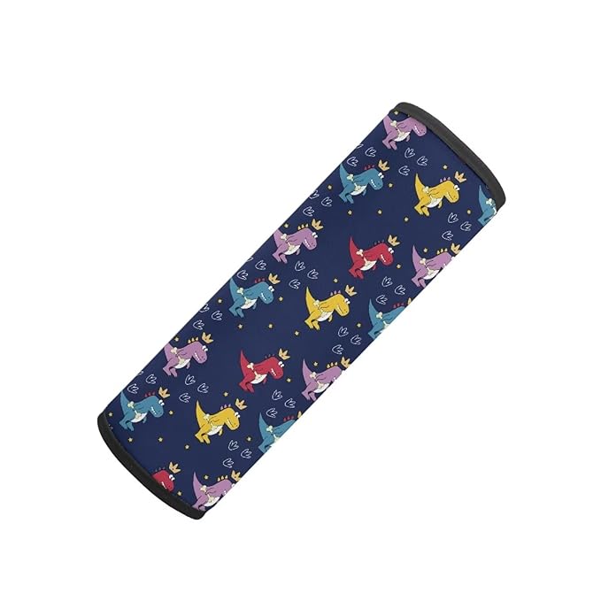 AFPANQZ Funny Cartoon Dinosaur Car Seat Belt Covers Pads for Kids Soft Seatbelt Shoulder Protectors Cushion Pad Comfy Safety Seatbelt Pads 2 Pcs Car Accessories Backpack Shoulder Cushion