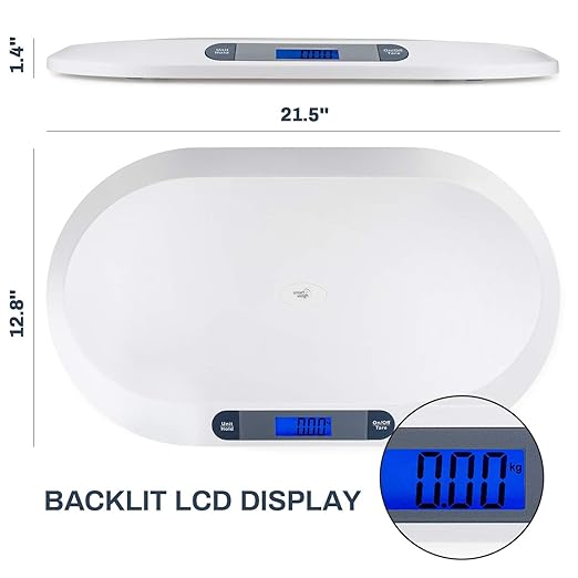 Multi-Function Digital Baby Scale, Electronic Weigh 44lbx0.4oz Comfort Digital Baby Scale Infants Toddlers LCD Show for Babies & Small Children (New)