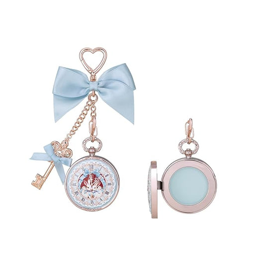 Flower Knows Bunny Garden Lip Balm Bag Charm,Hydrating & Softening Lip Care with Nourishing Oils & Long-Lasting Moisture,Non-Sticky Shine,Vegan Skincare,Lip Keychain Cap,Cute for Gift(01 Creamy Blue)
