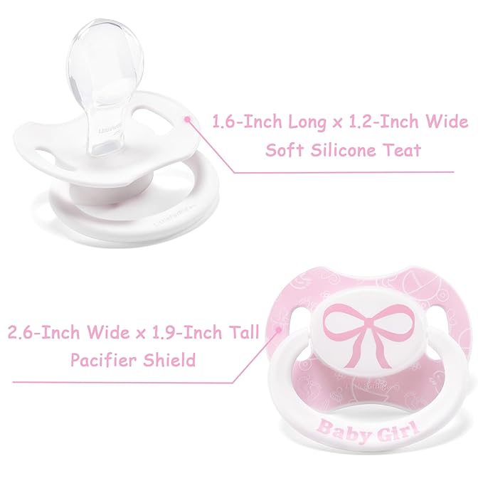 LittleForBig Bigshield Generation-II Adult Sized Printed Pacifier Girl Pattern