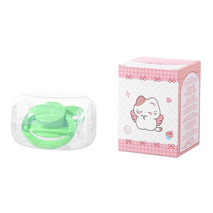 Landofgenie Adult Size Large Shield Pacifiers Butterfly Shaped Cutie Pacifier Green