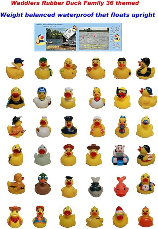 Rubber Ducks Family on the Go Telephone Duck, Brand Toy Bathtub Rubber Ducks that Float Upright, Rubber Ducky Birthday on the Go Life Style Gift, All Dept. Goal Getters