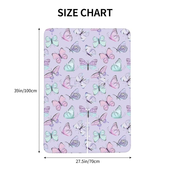 Purple Butterflies Car Seat Covers Canopy for Babies, Soft Stroller Cover Nursing Cover Breastfeeding Baby Carrier Cover for Shower Gift Newborn Toddler