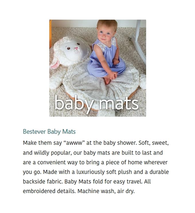 Mary Meyer Bestever Baby Mat, Amber Fawn