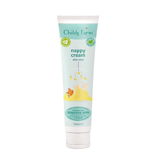Childs Farm baby nappy cream unfragranced 100ml