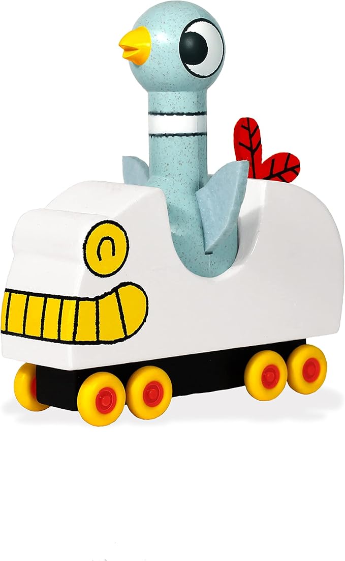 YOTTOY Mo Willems Collection | The Pigeon in Putt Putt Car Wooden Toy