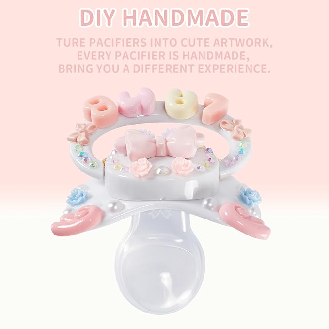 CutiePlusU Adult Sized Pacifier Dummy Big Shield DIY Handmade