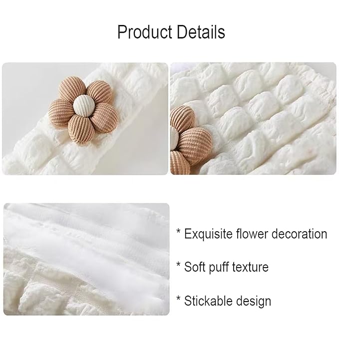 Car Seat Belt Cover Pad, 2 Pack Flower Car Accessorie Seatbelt Covers Cushion Neck Shoulder Strap Protector Universal Seat Belt Cover for Adults and Kids (Texture Flower)