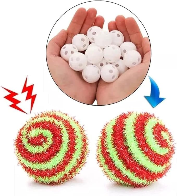 10 Pcs White Rattle Balls Inserts Rattle Box Repair Doll Noise Maker Noise Maker Insert Rattle for Animal Puppet Doll Baby Pet Baby Rattles and Plush Rings