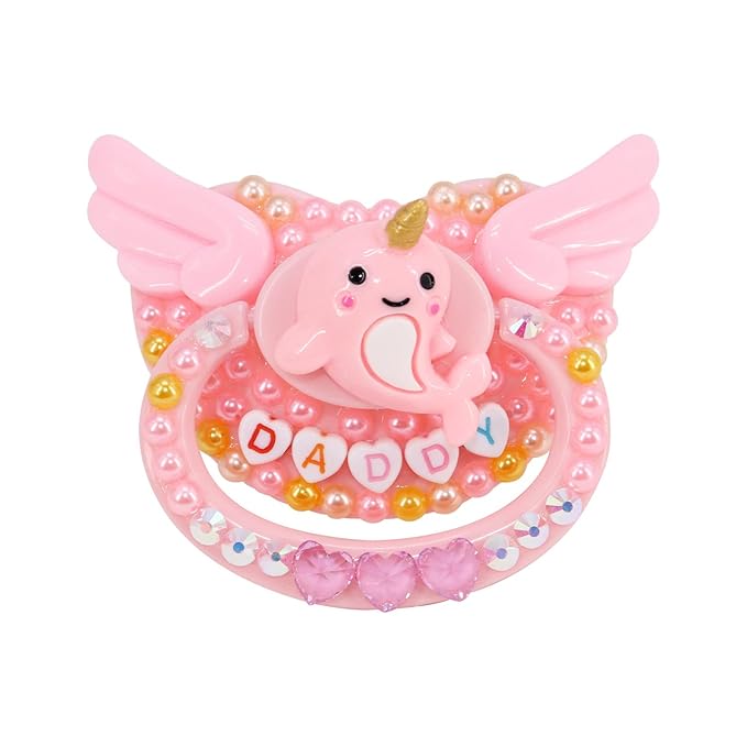 Adult Sized Pacifier Candy Cute Baby Pacifiers (Pink Dolphin)