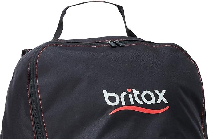 Britax Car Seat Travel Bag with Padded Backpack Straps | Water Resistant + Built-in Wheels + Multiple Carry Handles