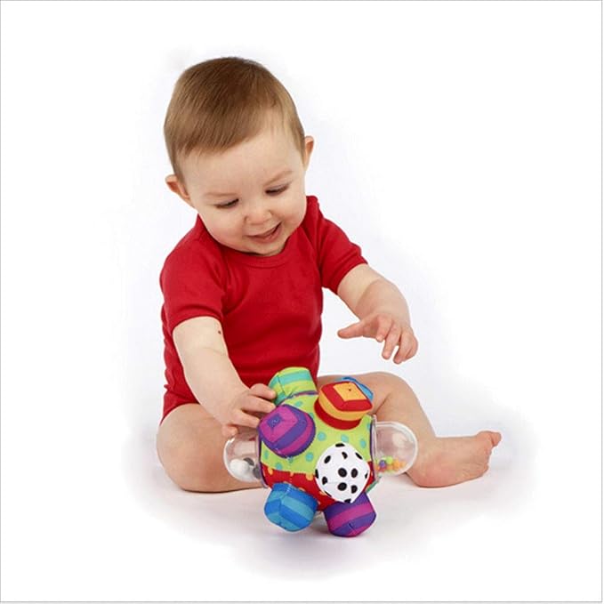 Developmental Bumpy Ball Toy, Newborn Baby Infant Toys 0-3 Months, Help Develop Motor Skills and Brain Nerves, Sensory Baby Toys 3-6 4 5 6 7 8 9 10 11 12 Months 6.7"