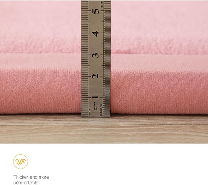 Coral Velvet MatArea Rugs,Yoga Mat Exercise Pads,children'sLarge Foldable Play Mat, Extra Soft Activity Floor Mat Playroom Bedroom-G-60 * 120cm