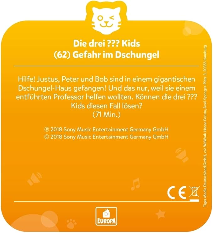 tigercard - Die drei ??? Kids - Gefahr im Dschungel