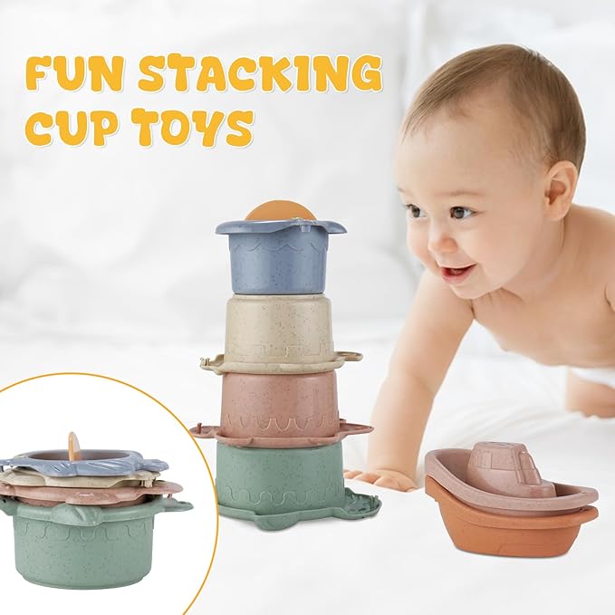 Holady Bath Toys Suitable for Kids Aged 1-3 Childrens Early Education Toys Beach Water Toys for 12-18 Months Baby and Toddler
