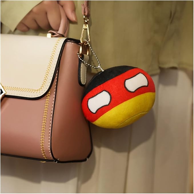 10/30/40cm Country Ball Decorate Polish Ball Plush Country Ball USA France UK Japan Germany Italy Decor (Color : 8, Size : 30CM)