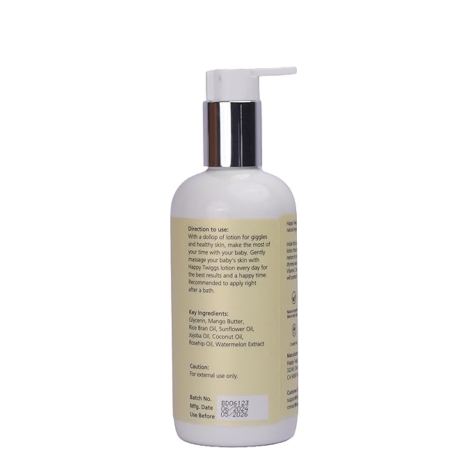 Organic Revitalizing Body Lotion for Newborn, Kids, Adults - Vitamin C & Watermelon Extract for Sensitive Skin, Non-Greasy, Tear-Free, Hydrating & Nourishing Body Lotion - Moisturizes & Protects