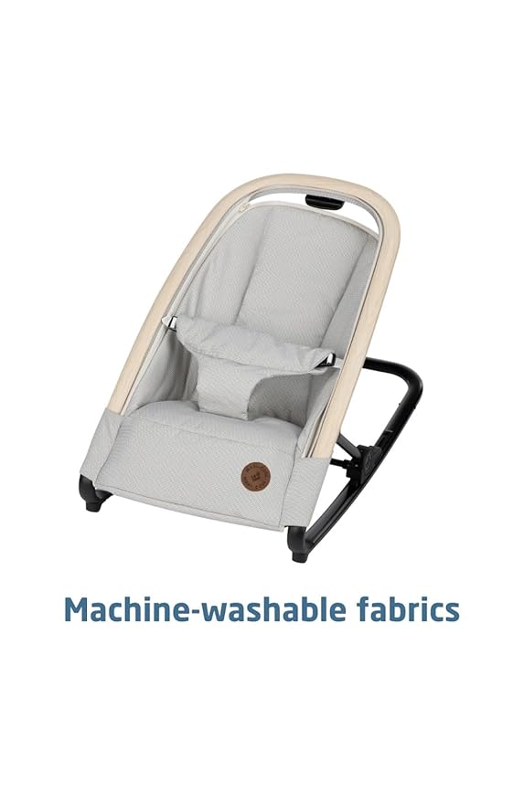 Maxi-COSI Kori 2-in-1 Baby Bouncer Seat for Infants, Baby Rocker Chair, Portable Baby Bouncer, Onyx Sand