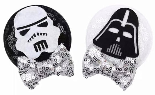 CLGIFT Minnie Ears Baby Hairband, Star Wars Hair Clip Sequin Flexible Headband for Baby/Toddlers, Perfect for Halloween, Christmas, Birthday, 1 Count