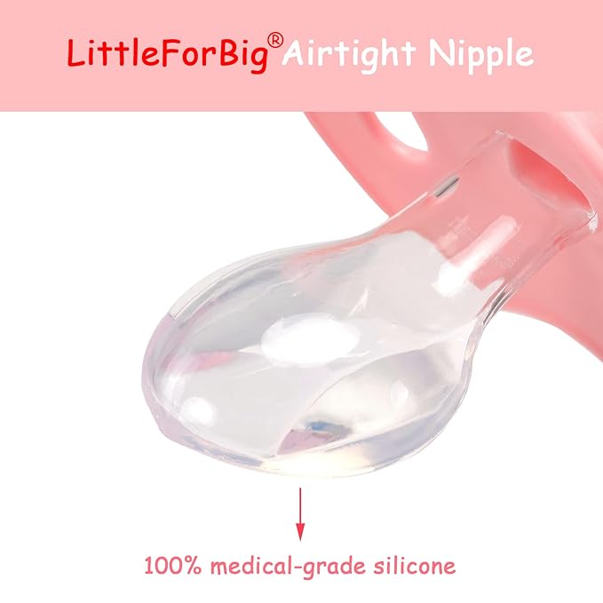LittleForBig Bigshield Generation-II Large Sized Pacifier Pink