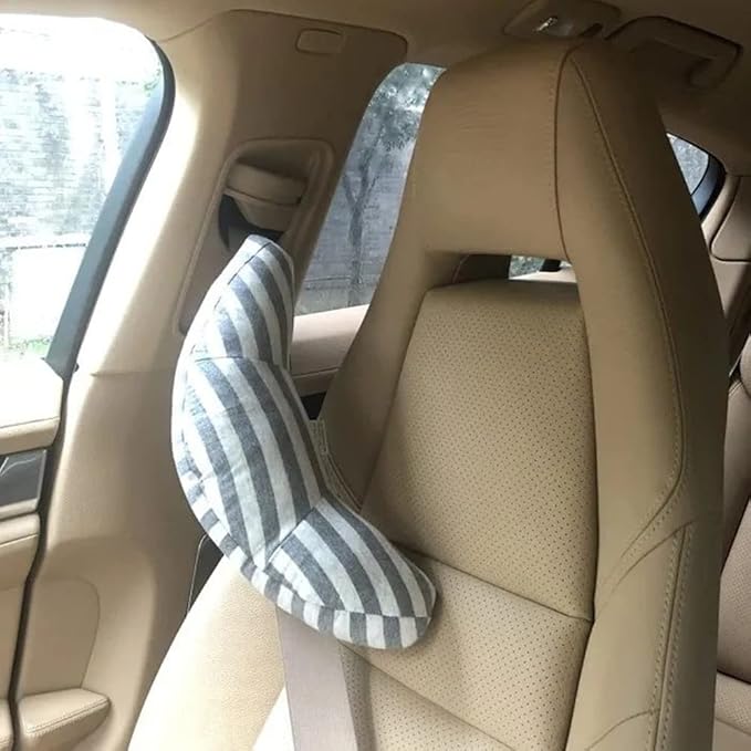 Kids Car Travel Pillow Car Seat Belt Pillow Cute Plush Headrest Neck Cushion Safety Strap Cover Universal Fit