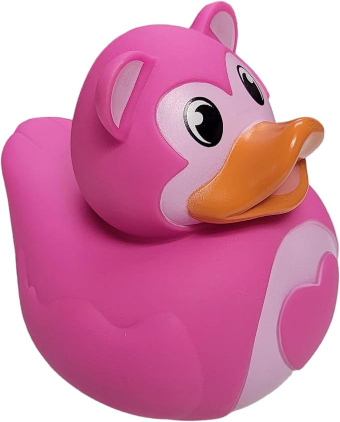 Big Rubber Ducky Collectible Mix - Valentine's Day Pink Heart (5.5") Alien, Robot, Dinosaur, Splat, Ninja, Confetti, Pink Heart, Yellow, Unicorn and Astronaut. Perfect for Ducking