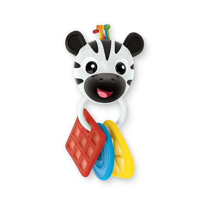 Baby Einstein Shake-a-Shape Zen Teether Toy, Multisensory, Ages 3 Months and Up