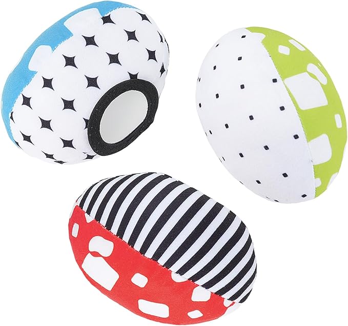 The Replacement Balls (for Mamaroo Swing) Offer More Interaction and Reversible Ball Options to Complement The Multi-Coloured with MamaRoo Cradle in a Set of 3 Balls ﻿