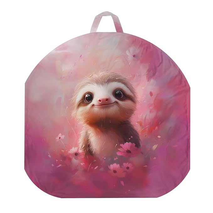 Newborn Lounger Cover, Comfortable Newborn Lounger Cover Removable Baby Lounger Cover Soft Portable Infant Lounger Slipover Breathable Nest Pillow Cover for Boys Girls Sloth