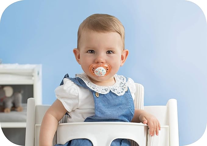 MAM Original Matte Baby Pacifier, Nipple Shape Helps Promote Healthy Oral Development, 4 Pack, Unisex, 6+ Months