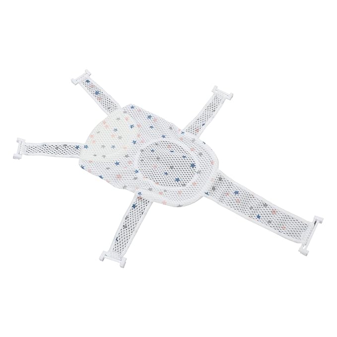 Baby Bath Seat, Adjustable Support Net, Infant Bathtub, Quick Drying Mesh for Newborns Bathing, Baby Shower, Infant Care, Home Use