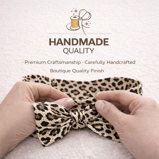 Baby Girl Headbands-Infant,Toddler Cotton Handmade Hairbands with Bows Child Hair Accessories